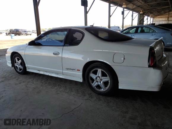 2005 Chevrolet Monte Carlo SS Supercharged z VIN 2G1WZ121X59240304, wystawiony jako Copart lot #54410565 z przebiegiem 161 136 mil mil oraz Szkoda całkowita • Salvage title. Historia ofert i sprzedaży dostępna na DreamBid. Obrazek 2.