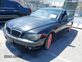 2006 BMW 7 Series 750i with VIN WBAHL83596DT05091, listed as a IAAI auction lot 41920423 with 154,651 mi miles and . Bid and sale history available at DreamBid. Image 2.