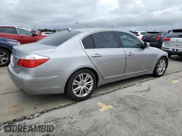 2011 Hyundai Genesis with VIN KMHGC4DF8BU119255, listed as a Copart auction lot 74862114 with 108,318 mi miles and Salvage Title. Bid and sale history available at carsss.com. Image 3.