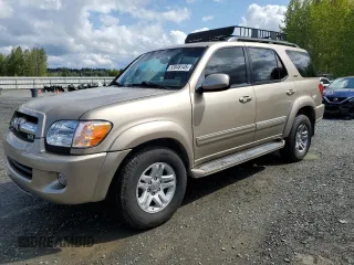 2005 Toyota Sequoia SR5 with VIN 5TDBT44A05S238560, listed as a Copart auction lot 53846145 with 163,588 mi miles and Clean Title. Bid and sale history available at DreamBid. Image 1.