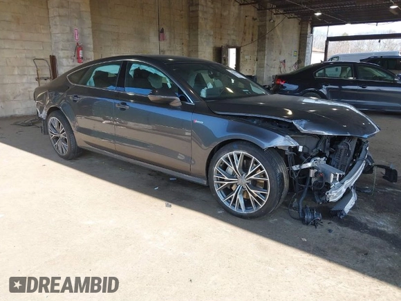 2016 Audi A7 3.0 Prestige with VIN WAU2GAFC5GN197012, listed as a IAAI auction lot 41908607 with 86,084 mi miles. Bid and sale history available at carsss.com. Image 1.