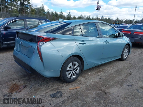 2018 Toyota Prius Two with VIN JTDKBRFU7J3590988, listed as a IAAI auction lot 41876636 with 72,851 mi miles. Bid and sale history available at carsss.com. Image 4.