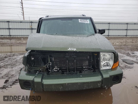2007 Jeep Commander Sport with VIN 1J8HG48K37C511361, listed as a Copart auction lot 48335315 with 155,297 mi miles and Salvage Title. Bid and sale history available at carsss.com. Image 5.