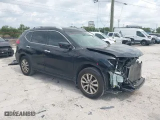 2017 Nissan Rogue SL with VIN JN8AT2MT7HW153600, listed as a IAAI auction lot 41877721 with 126,889 mi miles. Bid and sale history available at carsss.com. Image 1.