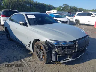 2022 BMW 4 Series M440i xDrive z VIN WBA13AW05NFL48290, wystawiony jako IAAI lot #41468987 z przebiegiem 31 824 mil mil oraz . Historia ofert i sprzedaży dostępna na DreamBid. Obrazek 1.