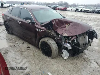 2016 Kia Optima LX Turbo with VIN 5XXGT4L17GG033801, listed as a Copart auction lot 43043075 with 77,203 mi miles and Salvage Title. Bid and sale history available at carsss.com. Image 4.