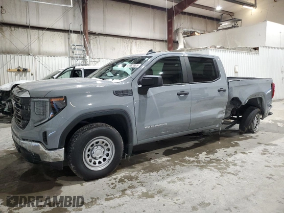 2024 GMC Sierra 1500 Pro with VIN 3GTUUAED1RG288126, listed as a Copart auction lot 45383865 with 10,250 mi miles and Salvage Title. Bid and sale history available at carsss.com. Image 1.