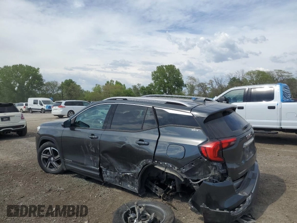2020 GMC Terrain SLT z VIN 3GKALVEV2LL169266, wystawiony jako Copart lot #55943075 z przebiegiem 105 215 mil mil oraz Szkoda całkowita • Salvage title. Historia ofert i sprzedaży dostępna na DreamBid. Obrazek 2.