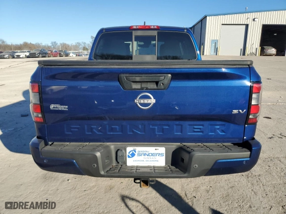 2022 Nissan Frontier S with VIN 1N6ED1EJ9NN604459, listed as a Copart auction lot 87642125 with 29,046 mi miles and Salvage Title. Bid and sale history available at carsss.com. Image 6.