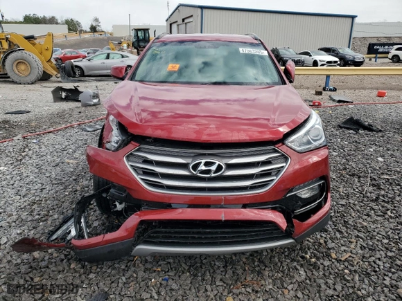 2017 Hyundai Santa Fe Sport 2.4L with VIN 5XYZU3LB5HG389881, listed as a Copart auction lot 47963265 with 116,770 mi miles and Salvage Title. Bid and sale history available at carsss.com. Image 5.