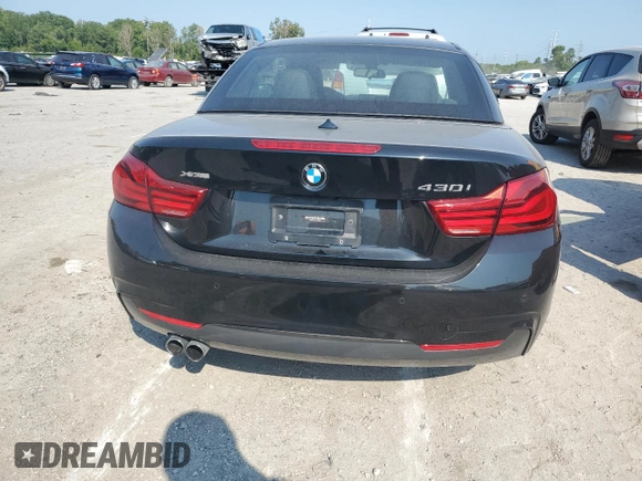 2018 BMW 4 Series 430i xDrive with VIN WBA4Z3C59JEC45996, listed as a Copart auction lot 65501104 with 62,464 mi miles and Salvage Title. Bid and sale history available at DreamBid. Image 6.