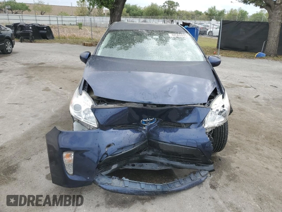 2012 Toyota Prius One with VIN JTDKN3DUXC1520181, listed as a Copart auction lot 48565555 with 158,252 mi miles and Salvage title. Bid and sale history available at DreamBid. Image 5.
