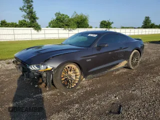 2022 Ford Mustang GT with VIN 1FA6P8CF9N5145476, listed as a Copart auction lot 56279635 with 32,696 mi miles and Salvage title. Bid and sale history available at DreamBid. Image 1.