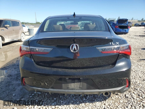 2020 Acura ILX w/Premium Pkg with VIN 19UDE2F78LA000802, listed as a Copart auction lot 49647055 with 22,560 mi miles and Salvage Title. Bid and sale history available at carsss.com. Image 6.