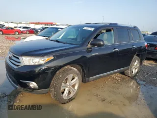 2012 Toyota Highlander Limited with VIN 5TDDK3EH3CS134403, listed as a Copart auction lot 63091384 with 134,474 mi miles and Salvage Title. Bid and sale history available at carsss.com. Image 1.