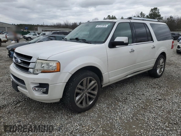 2017 Ford Expedition Max Limited с VIN 1FMJK1KT4HEA32262, выставлен на аукционе Copart как лот 47727975 с пробегом 155 144 миль миль и Списание • Salvage title. История ставок и продаж доступна на DreamBid. Изображение 1.