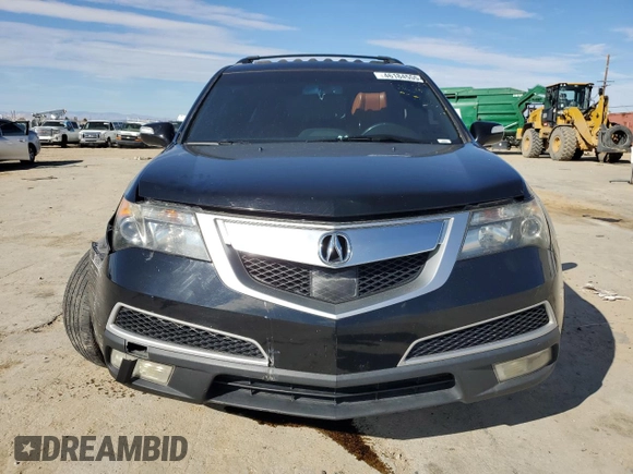2011 Acura MDX Advance with VIN 2HNYD2H74BH527715, listed as a Copart auction lot 46184555 with 243,540 mi miles and Salvage title. Bid and sale history available at DreamBid. Image 5.