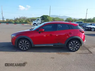 2019 Mazda CX-3 Grand Touring with VIN JM1DKFD71K0427650, listed as a IAAI auction lot 42058069 with 67,688 mi miles and . Bid and sale history available at DreamBid. Image 14.