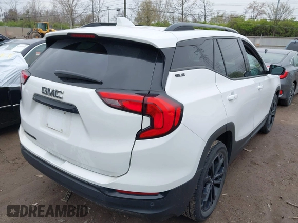 2021 GMC Terrain SLE with VIN 3GKALMEV9ML381769, listed as a IAAI auction lot 42011987 with 82,695 mi miles and . Bid and sale history available at carsss.com. Image 4.