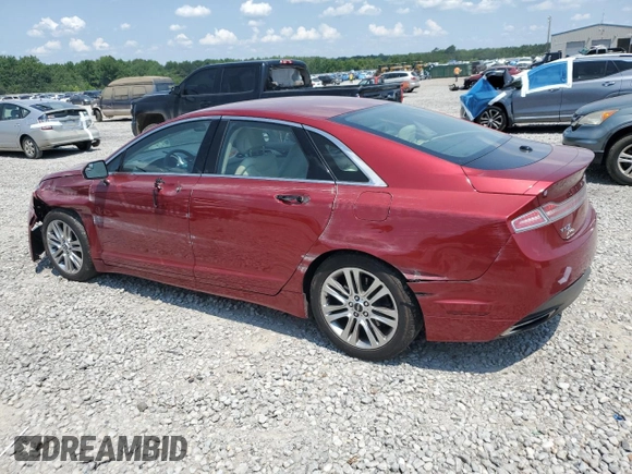 2015 Lincoln MKZ with VIN 3LN6L2G93FR619245, listed as a Copart auction lot 59220525 with 231,014 mi miles and Salvage title. Bid and sale history available at DreamBid. Image 2.