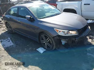 2017 Honda Accord Sedan Sport with VIN 1HGCR2F55HA281513, listed as a IAAI auction lot 41774805 with 121,410 mi miles. Bid and sale history available at carsss.com. Image 1.