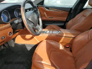 2018 Maserati Quattroporte S z VIN ZAM56YPAXJ1280423, wystawiony jako Copart lot #75889734 z przebiegiem Nie podano mil oraz Nie do naprawy • Non repairable. Historia ofert i sprzedaży dostępna na DreamBid. Obrazek 7.