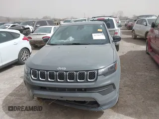2023 Jeep Compass Sport with VIN 3C4NJDAN0PT572381, listed as a IAAI auction lot 41790372 with 28,827 mi miles and . Bid and sale history available at DreamBid. Image 13.