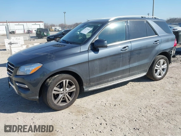 2015 Mercedes-Benz M 350 with VIN 4JGDA5HB6FA473949, listed as a IAAI auction lot 41779707 with 112,554 mi miles and . Bid and sale history available at carsss.com. Image 2.