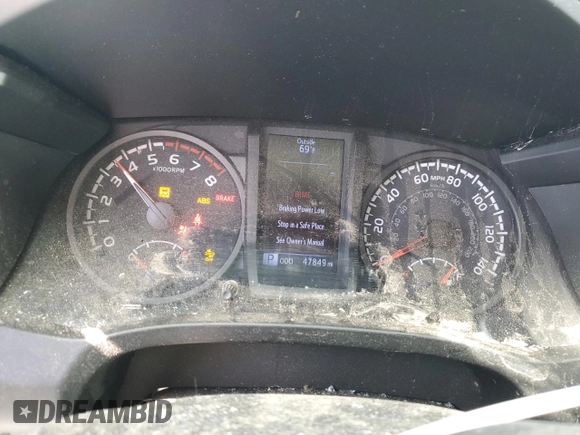 2020 Toyota Tacoma SR with VIN 3TYRX5GN4LT002891, listed as a Copart auction lot 50190465 with 47,849 mi miles and Salvage Title. Bid and sale history available at DreamBid. Image 9.