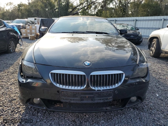 2006 BMW 6 Series 650Ci with VIN WBAEK13426CN77735, listed as a Copart auction lot 43308245 with 87,584 mi miles and Salvage Title. Bid and sale history available at carsss.com. Image 5.