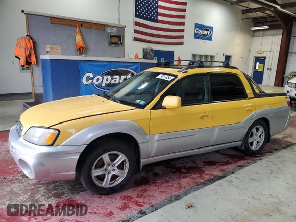 2003 Subaru Baja с VIN 4S4BT61C636101214, выставлен на аукционе Copart как лот 79017454 с пробегом 244 572 миль миль и Чистый • Clean title. История ставок и продаж доступна на DreamBid. Изображение 1.