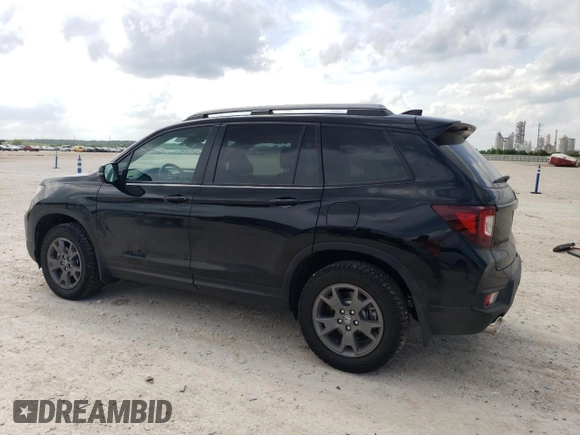 2025 Honda Passport TrailSport z VIN 5FNYF8H6XSB020043, wystawiony jako Copart lot #55141675 z przebiegiem 895 mil mil oraz Szkoda całkowita • Salvage title. Historia ofert i sprzedaży dostępna na DreamBid. Obrazek 2.