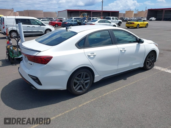2021 Kia Forte GT-Line with VIN 3KPF34AD0ME393490, listed as a IAAI auction lot 42338272 with 23,101 mi miles and . Bid and sale history available at DreamBid. Image 4.