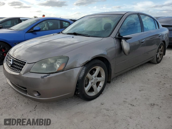 2005 Nissan Altima SE with VIN 1N4BL11E55C277934, listed as a Copart auction lot 76539694 with 0 mi miles and Salvage Title. Bid and sale history available at carsss.com. Image 1.