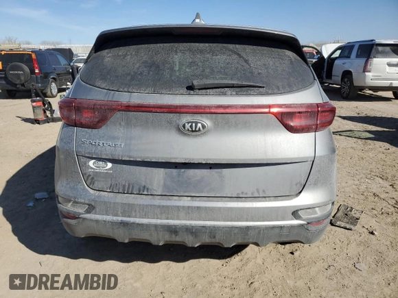 2021 Kia Sportage LX with VIN KNDPM3AC2M7911439, listed as a Copart auction lot 47316355 with 67,351 mi miles and Salvage Title. Bid and sale history available at DreamBid. Image 6.
