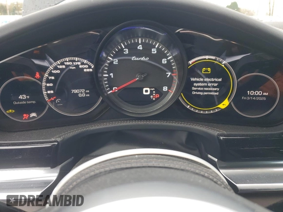 2018 Porsche Panamera с VIN WP0CF2A74JL195989, выставлен на аукционе Copart как лот 49242205 с пробегом 79 072 миль миль и Списание • Salvage title. История ставок и продаж доступна на DreamBid. Изображение 9.