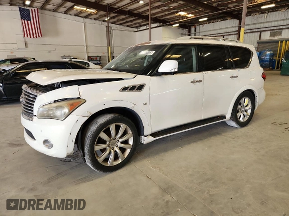 2014 Infiniti QX80 с VIN JN8AZ2ND8E9750836, выставлен на аукционе Copart как лот 62141075 с пробегом 182 317 миль миль и Чистый • Clean title. История ставок и продаж доступна на DreamBid. Изображение 1.