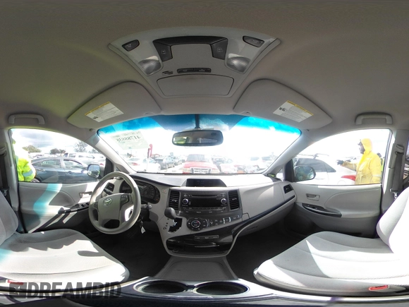 2013 Toyota Sienna LE AAS with VIN 5TDKK3DC4DS358746, listed as a IAAI auction lot 41788838 with 92,281 mi miles. Bid and sale history available at carsss.com. Image 19.