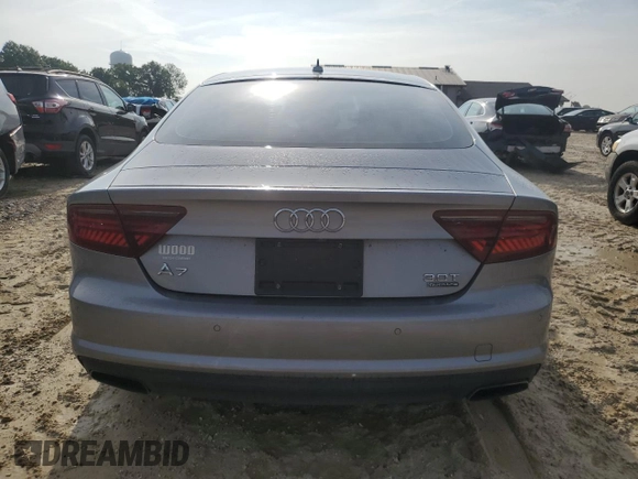 2016 Audi A7 Prestige with VIN WAU2GAFC9GN018146, listed as a Copart auction lot 60265005 with 115,330 mi miles and Salvage title. Bid and sale history available at DreamBid. Image 6.