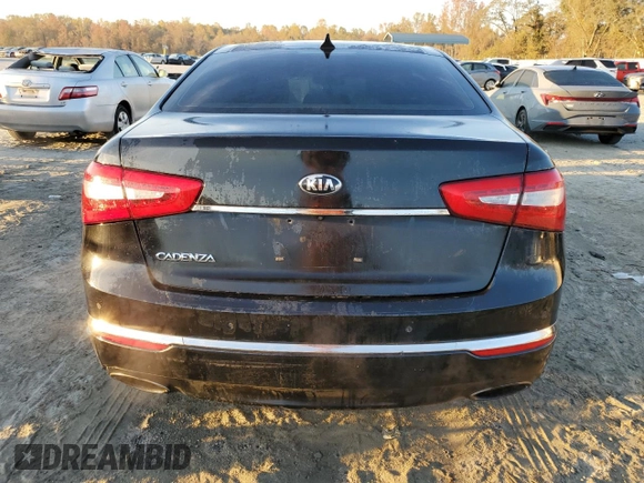 2014 Kia Cadenza Premium with VIN KNALN4D78E5148756, listed as a Copart auction lot 77539394 with 109,296 mi miles and Salvage Title. Bid and sale history available at carsss.com. Image 6.