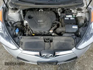 2017 Hyundai Veloster Value Edition with VIN KMHTC6AD9HU307983, listed as a Copart auction lot 49833545 with 120,537 mi miles and Salvage Title. Bid and sale history available at carsss.com. Image 11.