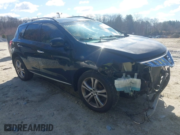 2009 Nissan Murano S with VIN JN8AZ18W89W153510, listed as a IAAI auction lot 41894233 with 140,862 mi miles and . Bid and sale history available at carsss.com. Image 1.