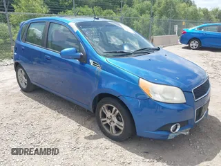 2009 Chevrolet Aveo 2LT with VIN KL1TG66E59B379830, listed as a IAAI auction lot 42620202 with 127,580 mi miles and . Bid and sale history available at DreamBid. Image 1.