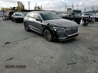 2019 Audi e-tron Prestige with VIN WA1VABGE6KB013000, listed as a Copart auction lot 46866995 with 54,469 mi miles and Salvage Title. Bid and sale history available at carsss.com. Image 12.