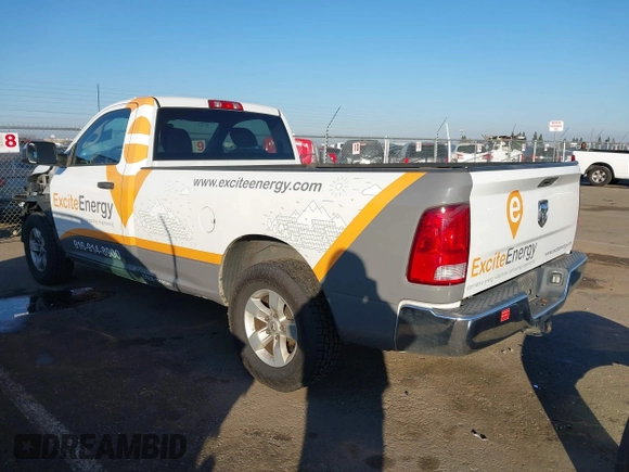 2017 Ram 1500 Tradesman с VIN 3C6JR6DG0HG541729, выставлен на аукционе IAAI как лот 41363568 с пробегом 171 600 миль миль и . История ставок и продаж доступна на DreamBid. Изображение 3.