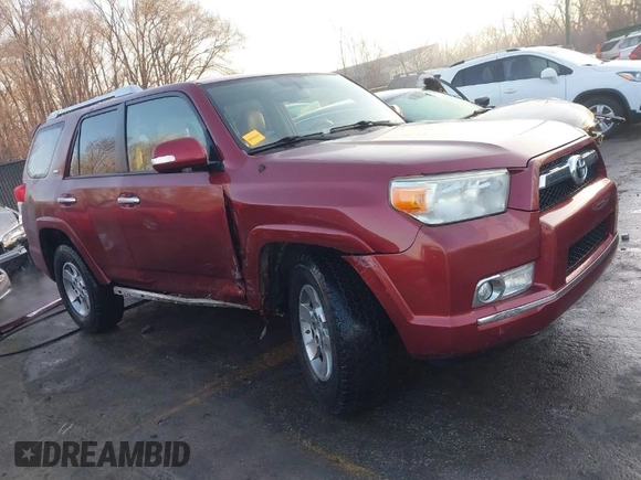 2013 Toyota 4Runner SR5 with VIN JTEBU5JR0D5114396, listed as a IAAI auction lot 41784162 with 283,068 mi miles and . Bid and sale history available at DreamBid. Image 1.