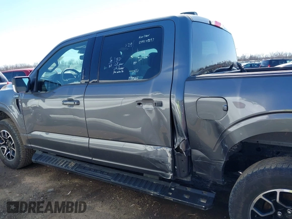 2023 Ford F-150 XL with VIN 1FTFW1E5XPFA64539, listed as a IAAI auction lot 41814306 with 58,207 mi miles and . Bid and sale history available at carsss.com. Image 14.