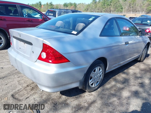 2005 Honda Civic Cpe VP with VIN 1HGEM22165L076549, listed as a IAAI auction lot 42123119 with 146,034 mi miles. Bid and sale history available at carsss.com. Image 4.