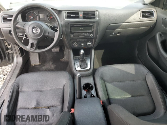 2012 Volkswagen Jetta SE with VIN 3VWDP7AJ2CM311442, listed as a Copart auction lot 55118825 with 124,478 mi miles and Salvage title. Bid and sale history available at DreamBid. Image 8.