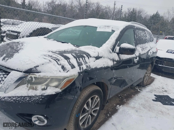 2015 Nissan Pathfinder Platinum with VIN 5N1AR2MM2FC639602, listed as a IAAI auction lot 41294747 with 119,925 mi miles. Bid and sale history available at carsss.com. Image 17.